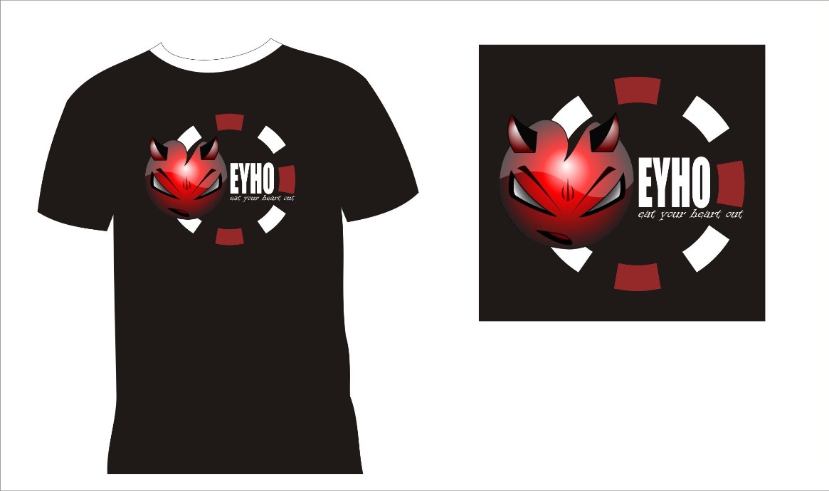 Diseño de Camiseta por YudhaDesign para Eat Your Heart Out LLC | Diseño #992757