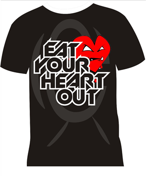 T-shirt Design by YudhaDesign for Eat Your Heart Out LLC | Design: #992867