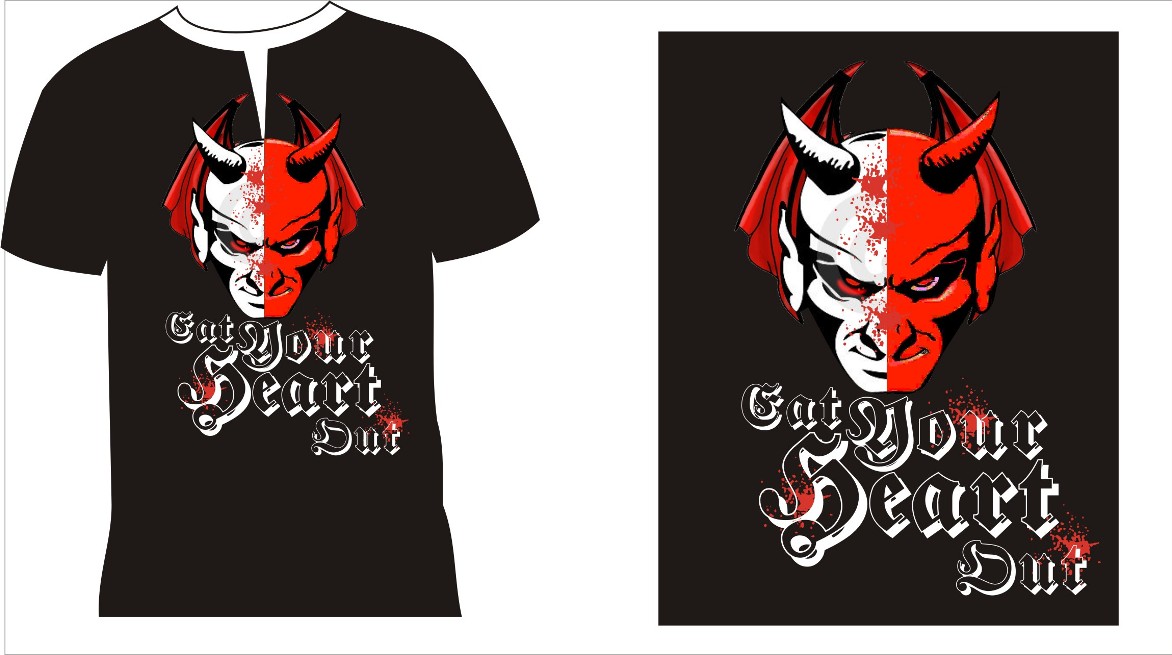T-shirt Design by YudhaDesign for Eat Your Heart Out LLC | Design #995693