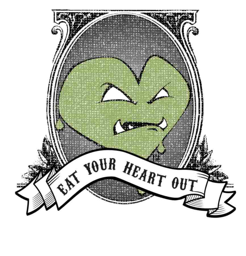 T-shirt Design by UniquelyINK for Eat Your Heart Out LLC | Design #997360