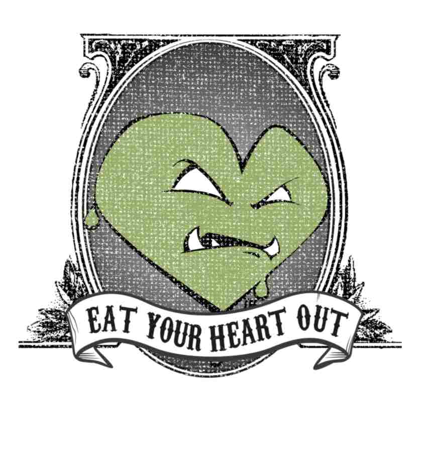 T-shirt Design by UniquelyINK for Eat Your Heart Out LLC | Design #997685