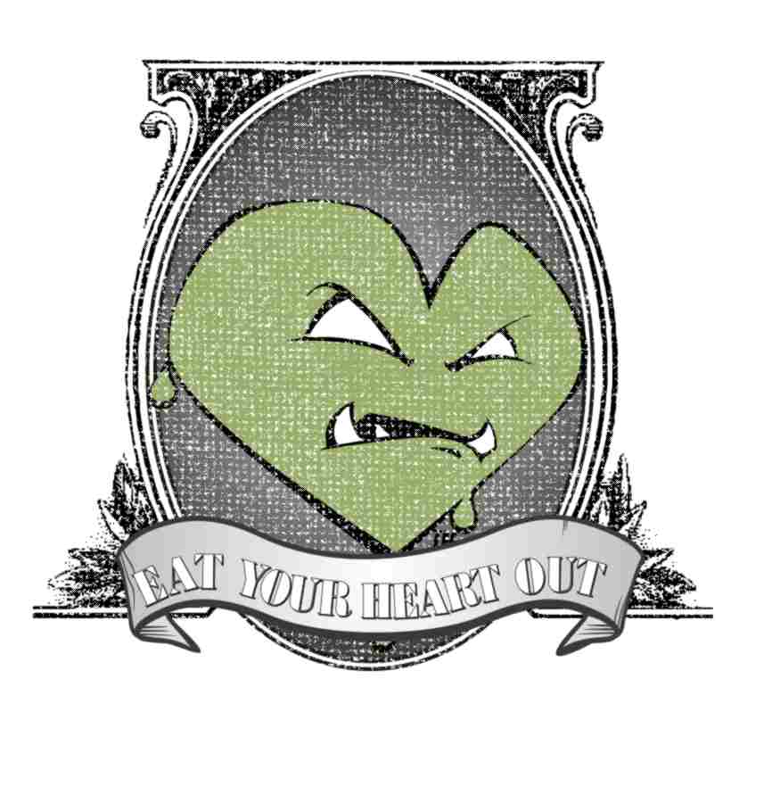 T-shirt Design by UniquelyINK for Eat Your Heart Out LLC | Design #997823