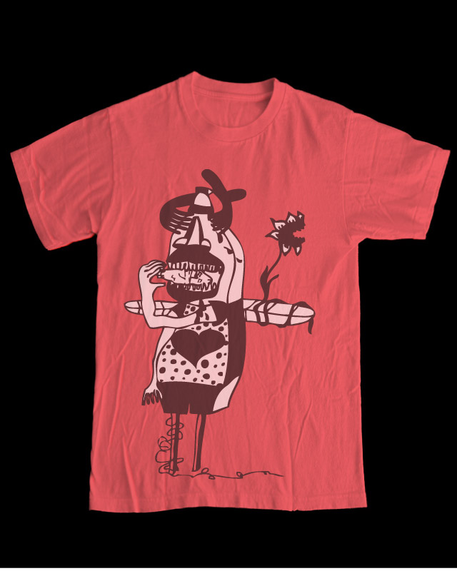 Diseño de Camiseta por Emily Lee  para Eat Your Heart Out LLC | Diseño #992401