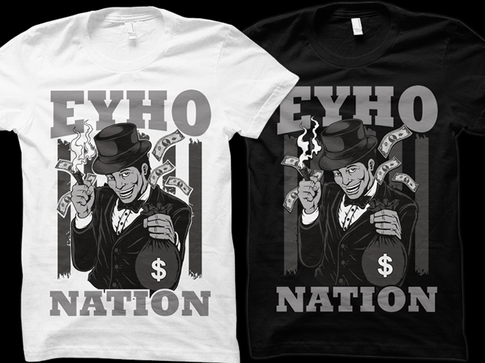 T-shirt Design by D'Mono for Eat Your Heart Out LLC | Design #1022539