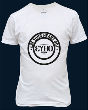 T-shirt Design by Cesar Chavez for Eat Your Heart Out LLC | Design: #1021620