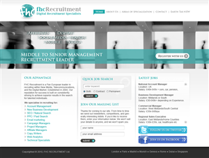 Web Design par Sky Ram pour FHC Recruitment | Design : #123033