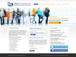Web Design par Sky Ram pour FHC Recruitment | Design : #124414