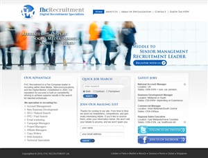 Web Design par Sky Ram pour FHC Recruitment | Design : #125204