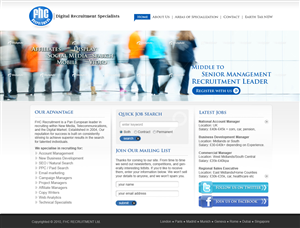 Web Design par Sky Ram pour FHC Recruitment | Design : #125245