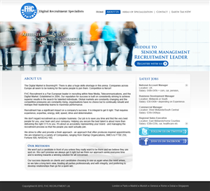 Web Design par Sky Ram pour FHC Recruitment | Design : #133623
