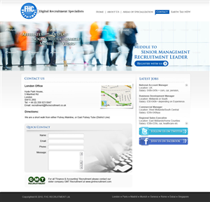 Web-Design von Sky Ram für FHC Recruitment | Design #133636