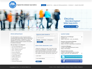 Web Design par Sky Ram pour FHC Recruitment | Design : #133766