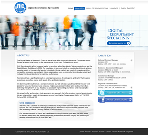 Web Design par Sky Ram pour FHC Recruitment | Design : #133767