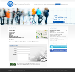 Web Design par Sky Ram pour FHC Recruitment | Design : #133769