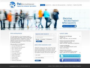 Web Design par Sky Ram pour FHC Recruitment | Design : #253789