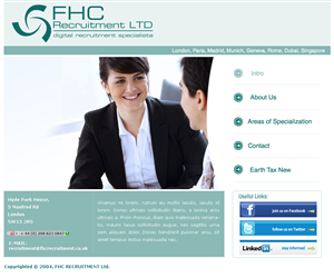 Web Design par Aldrin Bataluna pour FHC Recruitment | Design : #120896