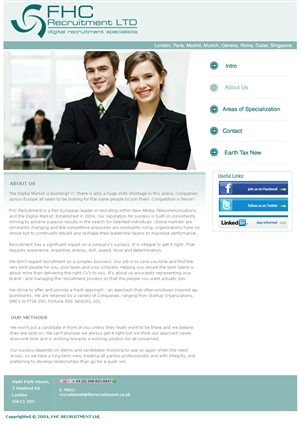 Web Design par Aldrin Bataluna pour FHC Recruitment | Design : #120897