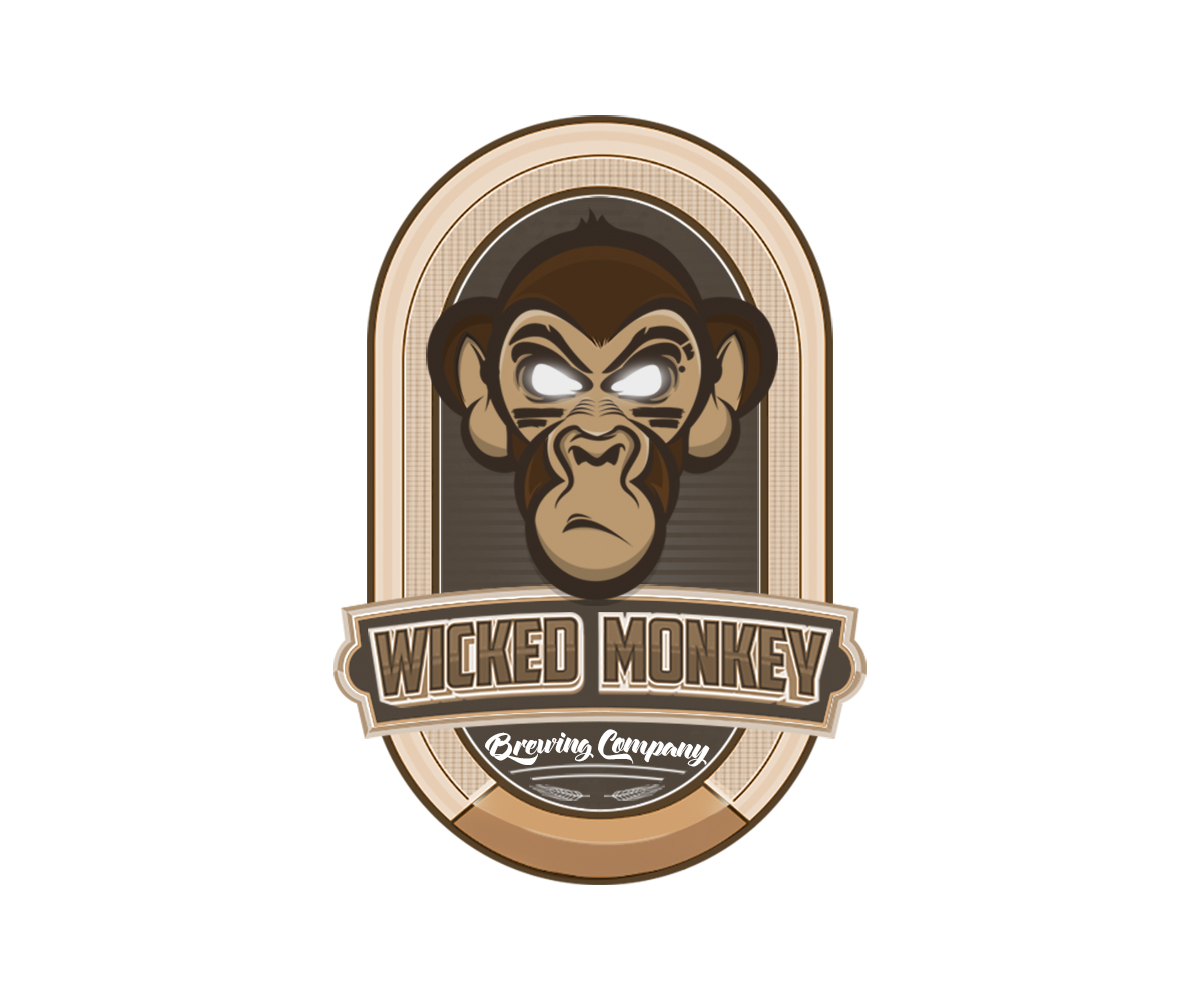 Logo Design by Desmond_Phill for Wicked Monkey Brewing Co. | Design #3847837