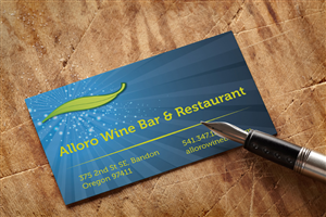 Business Card Design Project for a Restaurant/Wine Bar | Business Card Design by MPStudio