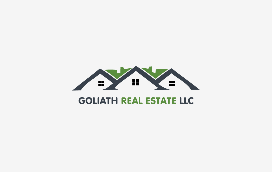 Modern, Professional, Construction Logo Design for Goliath Real Estate