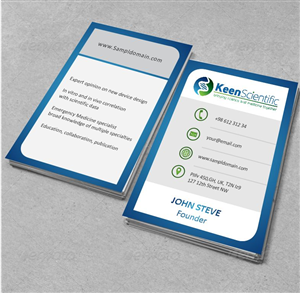Design de Carte de Visite par AwsomeD pour Andra Blomkalns | Design : #3808061