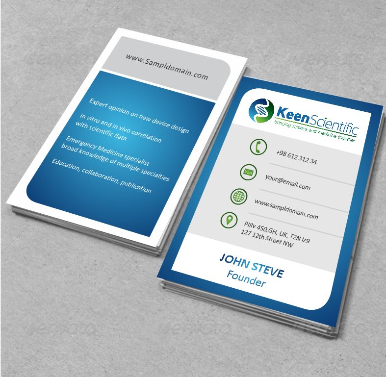 Diseño de Tarjeta de Presentación por AwsomeD para Andra Blomkalns | Diseño #3808064