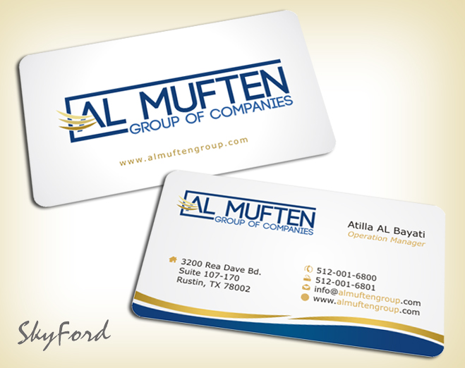 Business Card Design by SKYdesign for this project | Design #1003501