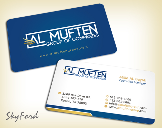 Business Card Design by SKYdesign for this project | Design #1003506