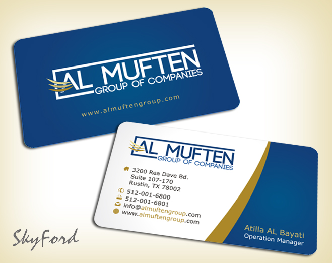 Business Card Design by SKYdesign for this project | Design #1003516