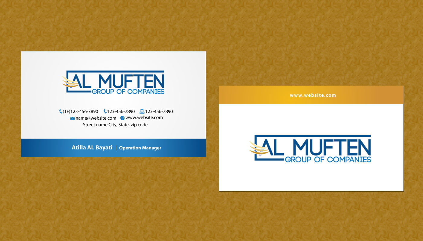 Visitenkarten-Design von Sbss für dieses Projekt | Design #1002420