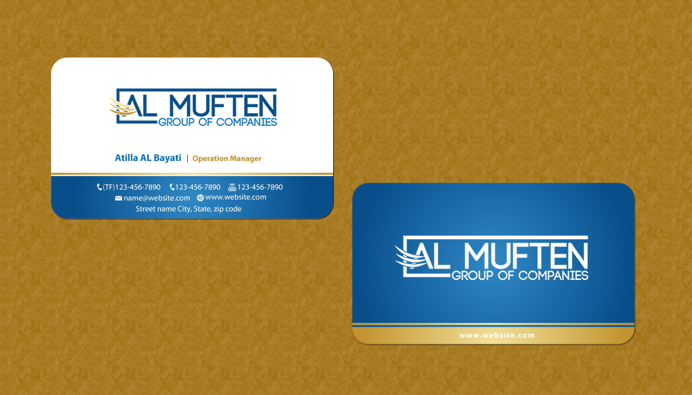 Visitenkarten-Design von Sbss für dieses Projekt | Design #1002427