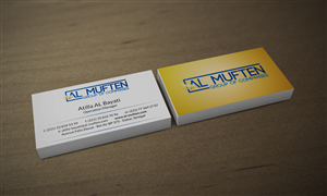 Business Card Design Project - al muften group   | Business Card Design by HYPdesign