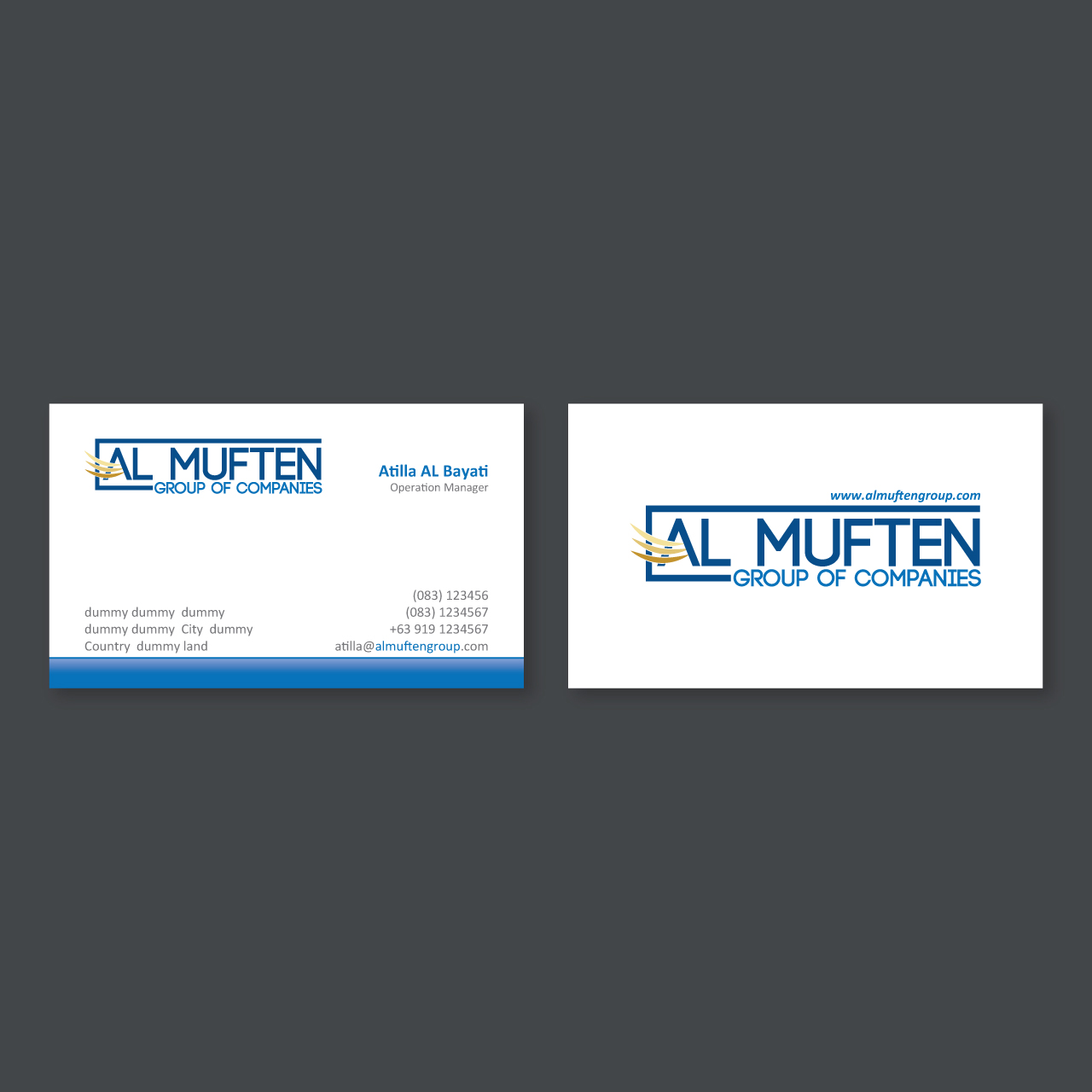 Business Card Design by yellowpixell for this project | Design #1054087