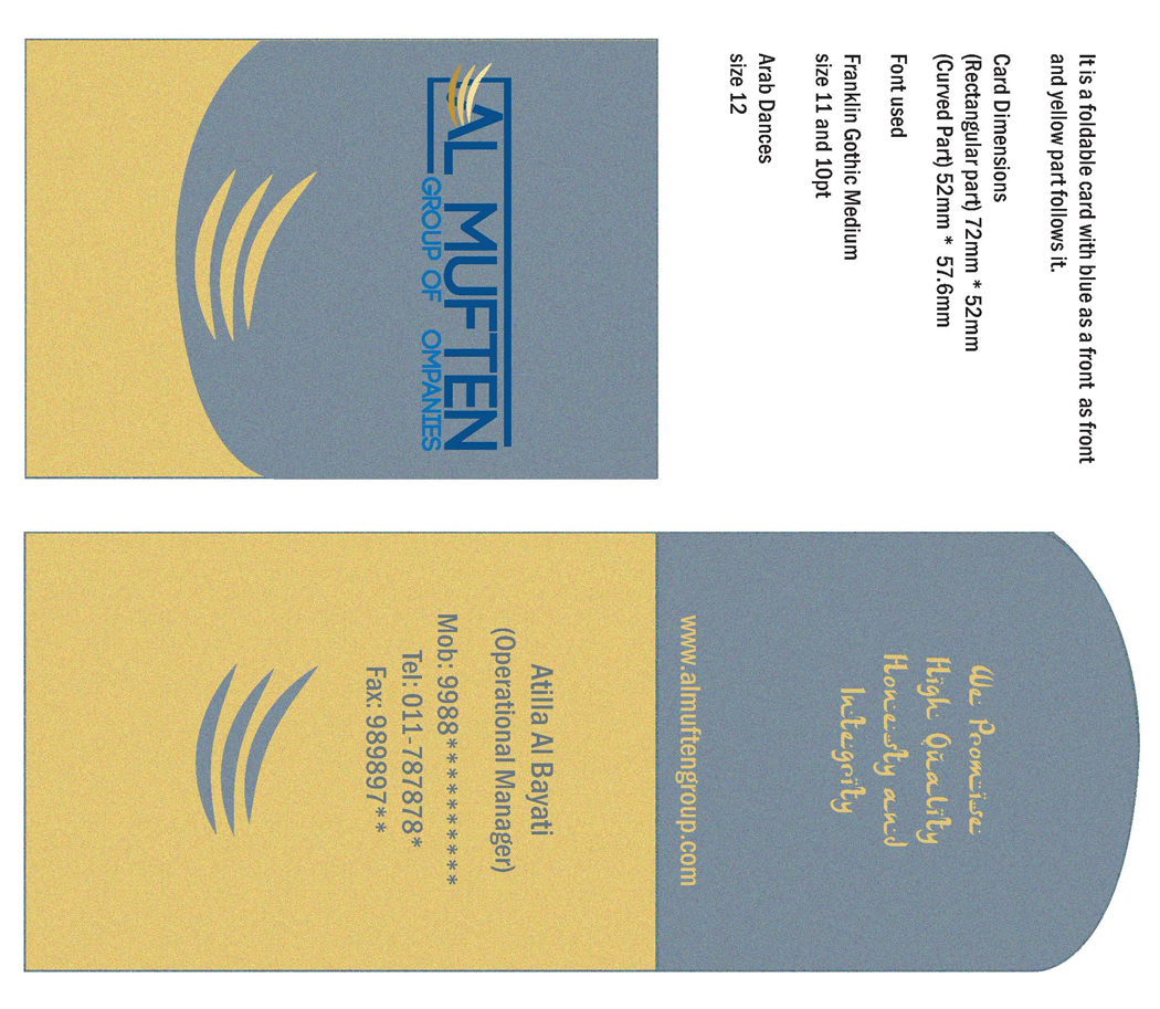 Business Card Design by Vikas Goel  for this project | Design #1052529