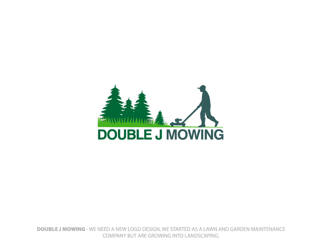 Logo Design by Navd for Double J Mowing | Design #3767130