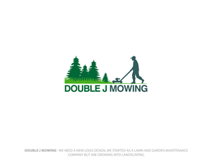 Logo Design by Navd for Double J Mowing | Design: #3767130