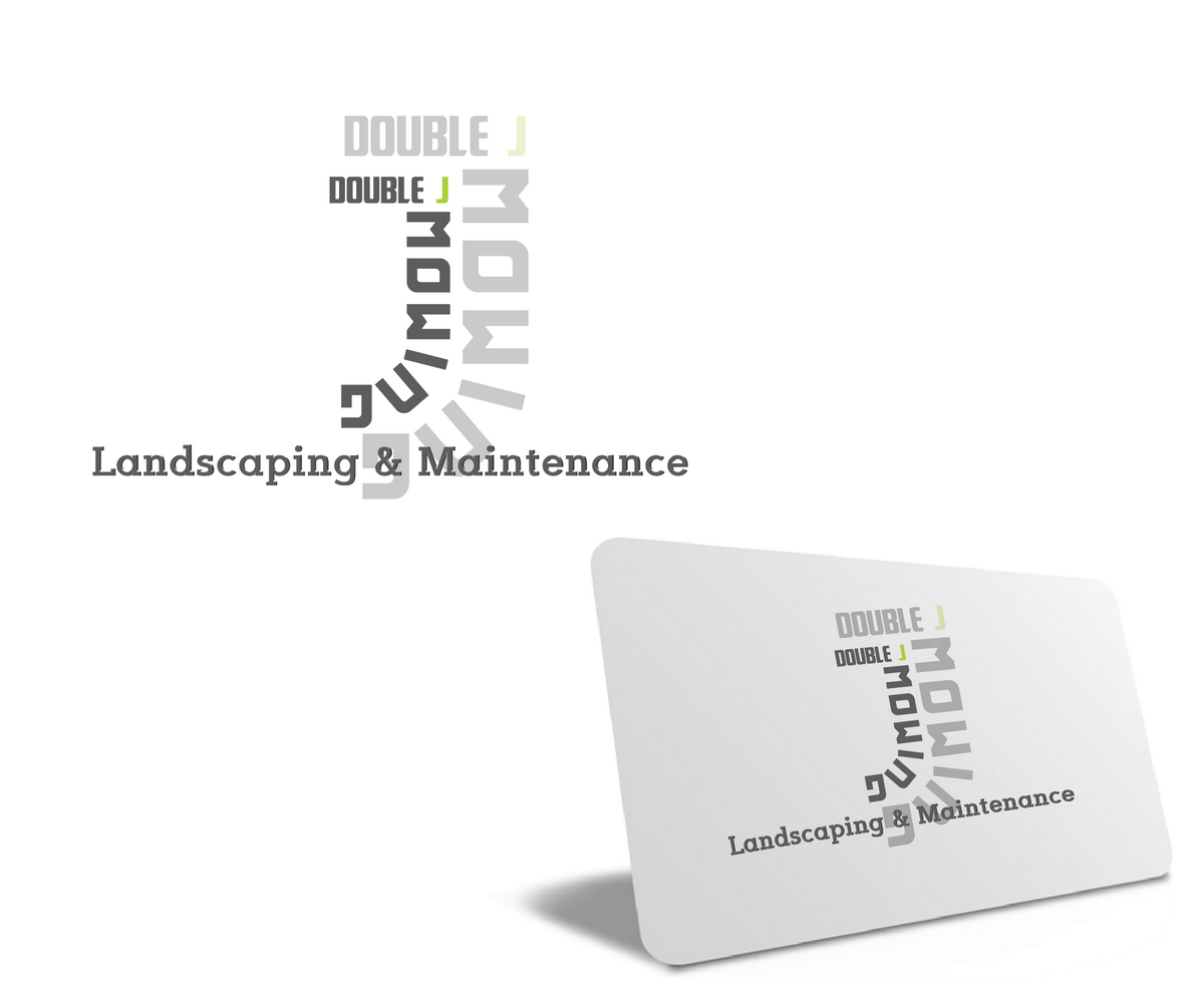 Logo Design by anod for Double J Mowing | Design #3781709
