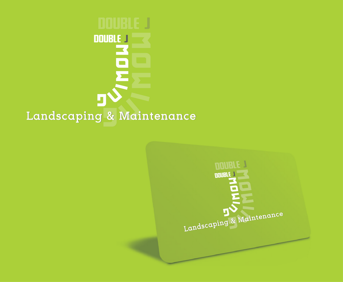 Logo Design by anod for Double J Mowing | Design #3781711