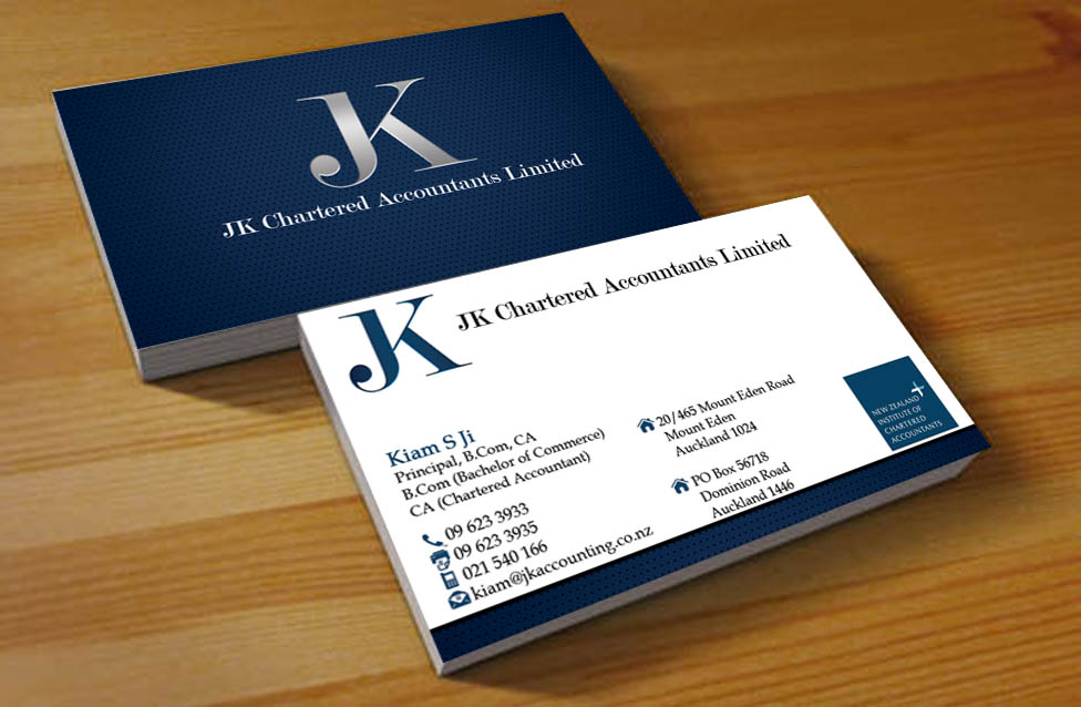 accountants business card