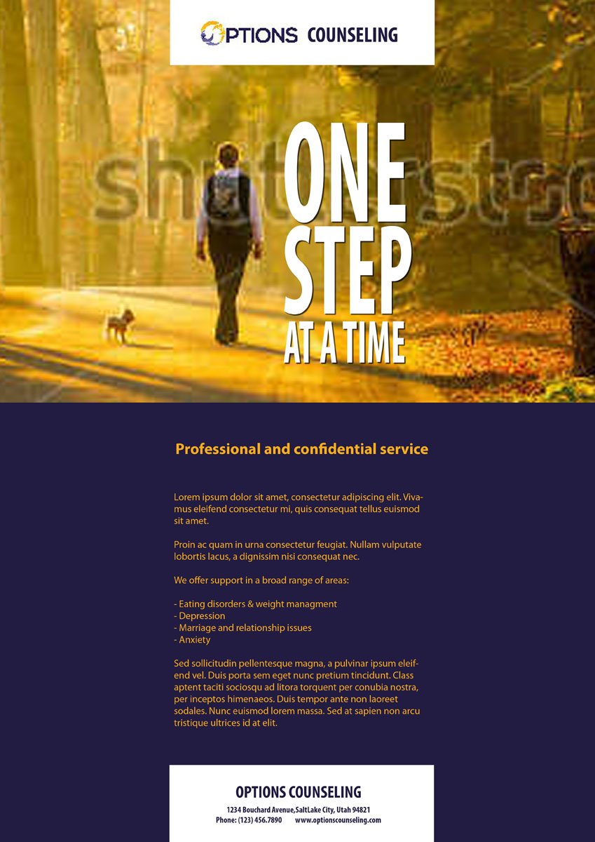 Poster-Design von Javelin Studio für Options Counselling | Design #3796744