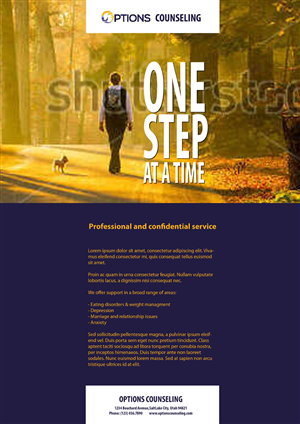 Counselling business requires poster | Poster Design by Javelin Studio
