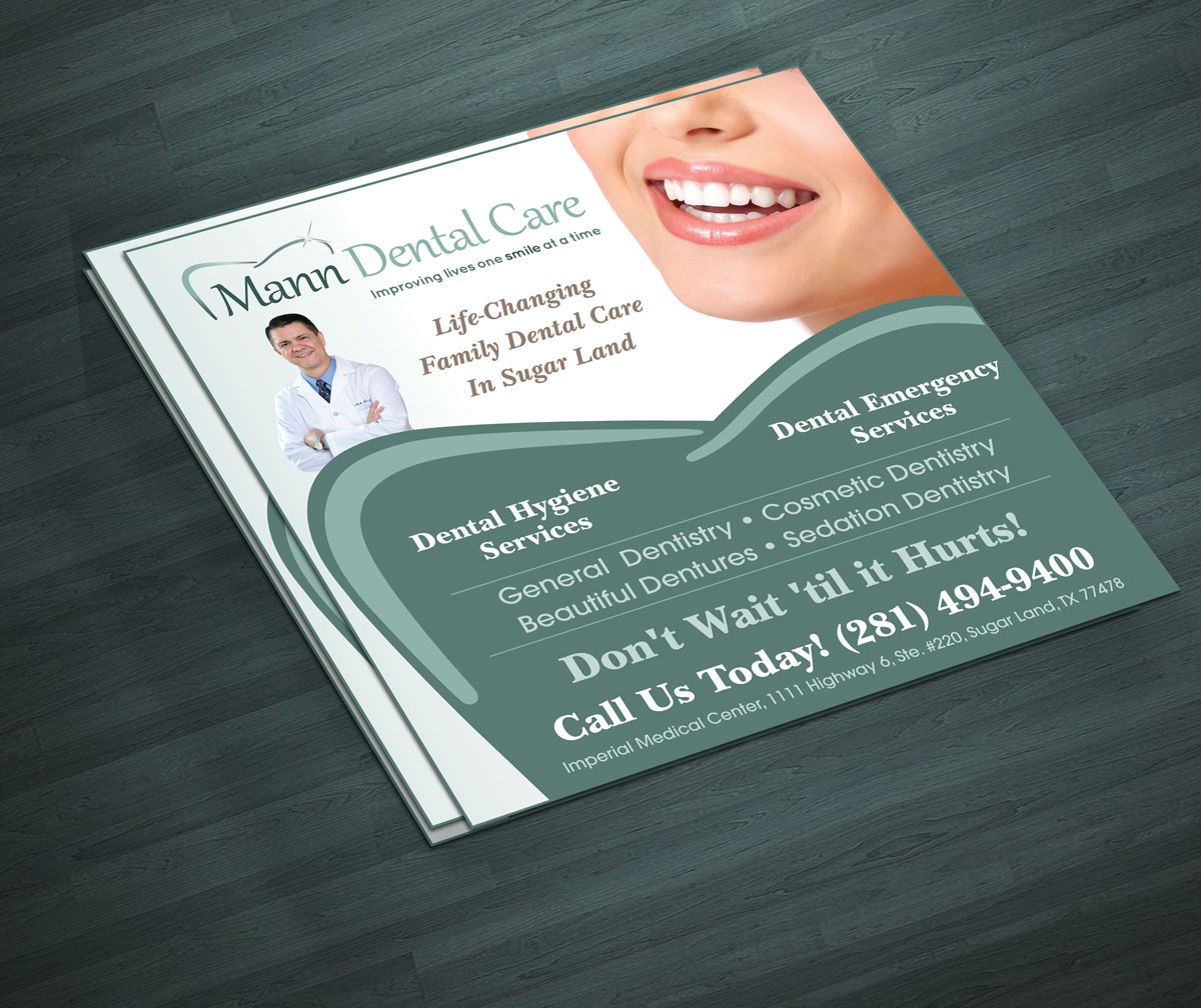 Advertisement Design by Ramchander for Mann Dental Care, P.A. | Design #3828105