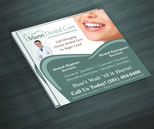 Design Publicitaire par Ramchander pour Mann Dental Care, P.A. | Design : #3828105