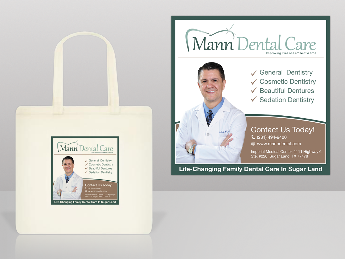 Design Publicitaire par Mon01 pour Mann Dental Care, P.A. | Design #3786402