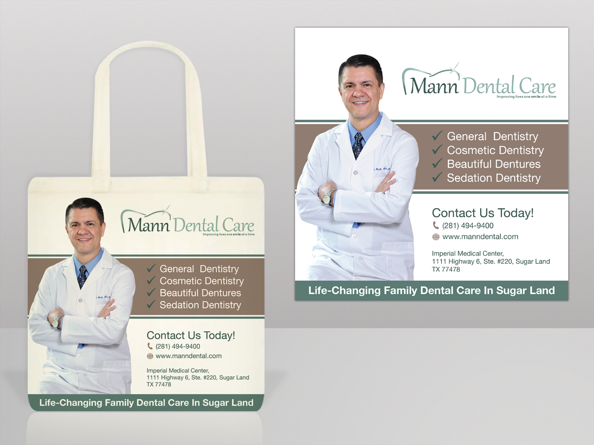 Advertisement Design by Mon01 for Mann Dental Care, P.A. | Design #3807413