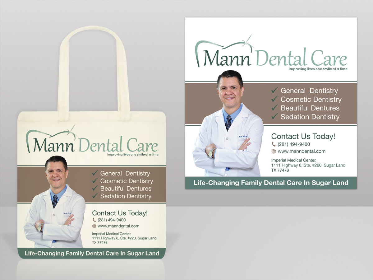 Advertisement Design by Mon01 for Mann Dental Care, P.A. | Design #3807616