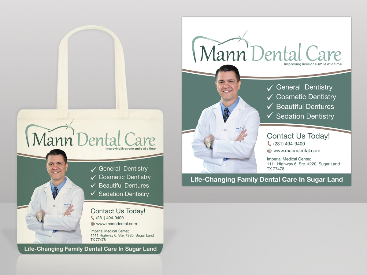 Advertisement Design by Mon01 for Mann Dental Care, P.A. | Design #3807637