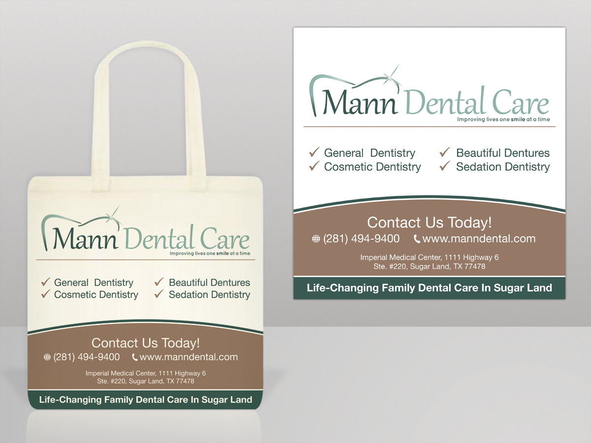 Diseño Publicitario por Mon01 para Mann Dental Care, P.A. | Diseño #3821206