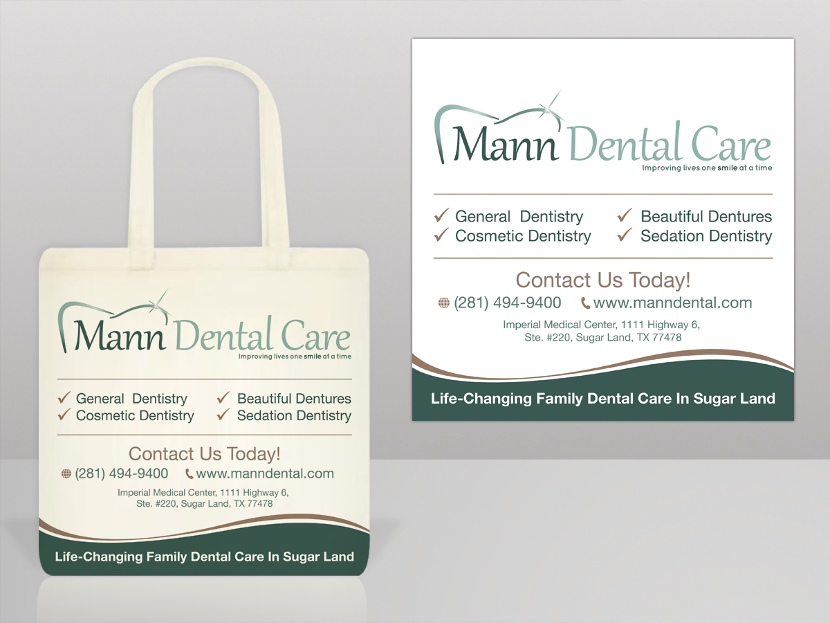 Diseño Publicitario por Mon01 para Mann Dental Care, P.A. | Diseño #3821267