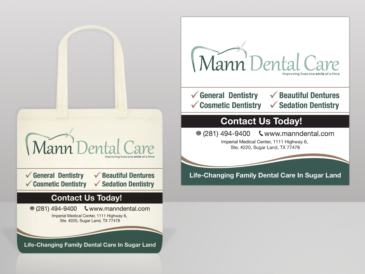 Diseño Publicitario por Mon01 para Mann Dental Care, P.A. | Diseño #3828572